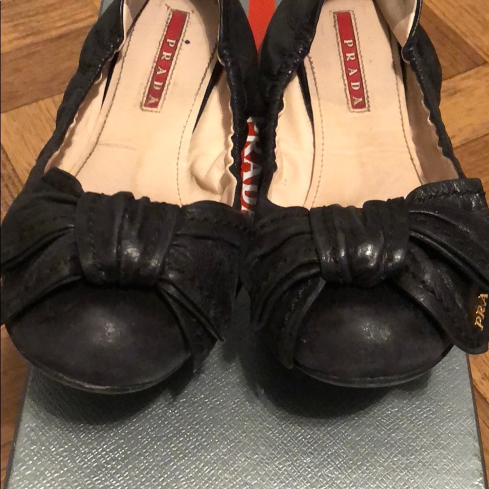 Prada ballet flats - Nappa Nero - Picture 2 of 4